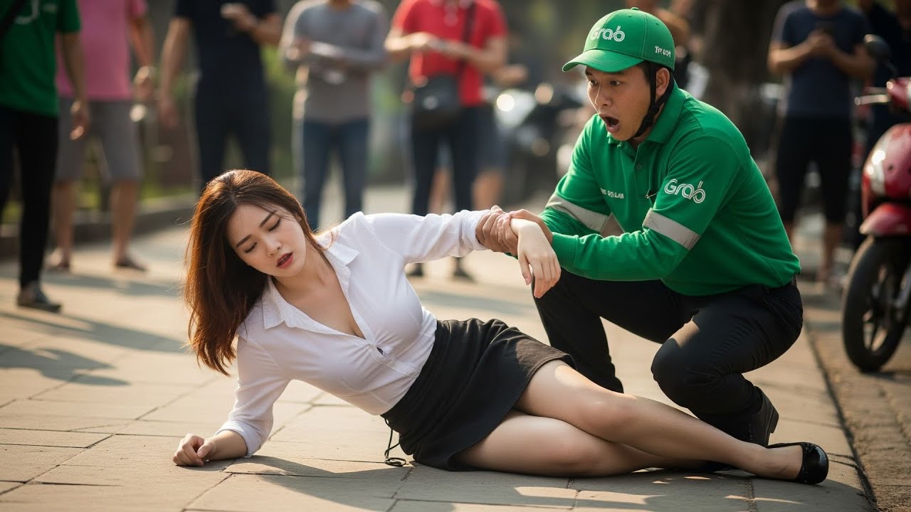 Anh Xe Ôm Giúp Cô Gái Ngất Xỉu Trên Đường – Không Ngờ Một Tháng Sau Anh Nhận Được Lời Mời Gây Sốc