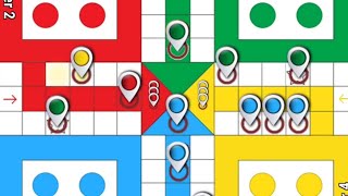 Ludo king gameplay 4 player match