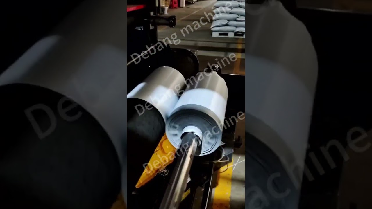 HDPE three layer film blowing machine for courier bag making !  