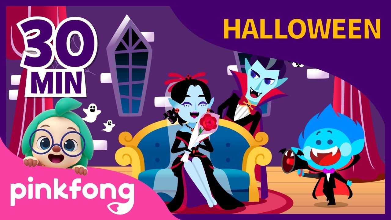 Canciones de Vampiros | Canciones de Halloween | +Recopilación | Pinkfong Canciones Infantiles