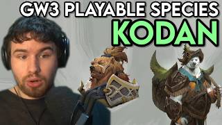 You Can Play As A BEAR! - Guild Wars 3 KODAN Playable Species Spotlight