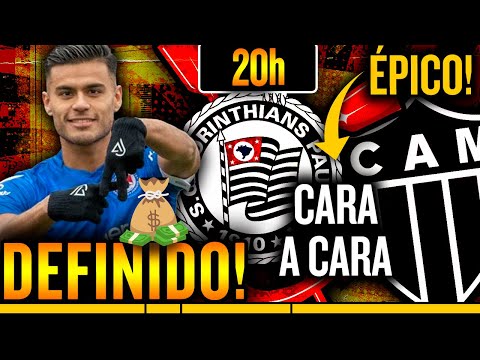 Fausto Vera MUITO PERTO por até R$ 44 mi | Corinthians x Atlético-MG: CARA A CARA (Brasileirão 22)