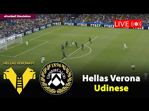 In Diretta Hellas Verona Vs Udinese Serie A 2025 26 EFootball PES21 Simulation 