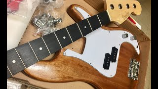 Harley Benton - Precision Bass kit build & demo