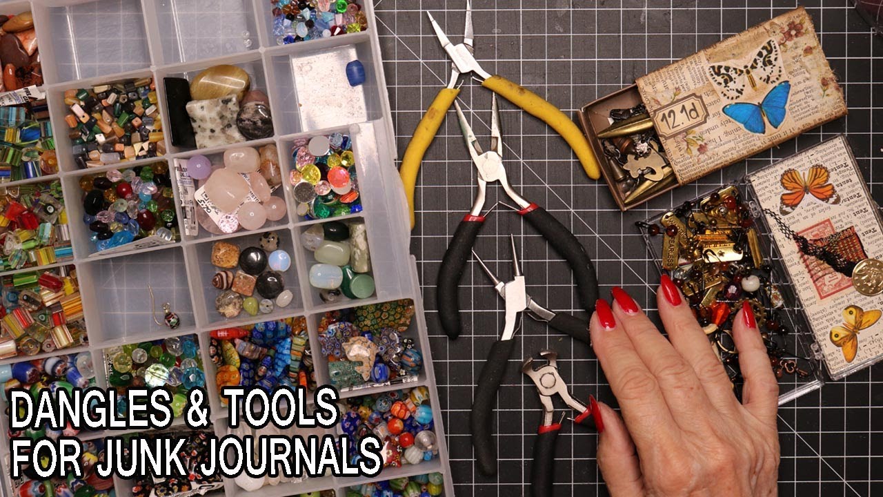 IDEAS FOR JUNK JOURNAL DANGLES | Tools  | Loads of Ideas & Supplies | Beads | Chains | Storage