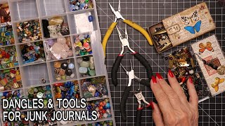 IDEAS FOR JUNK JOURNAL DANGLES | Tools  | Loads of Ideas & Supplies | Beads | Chains | Storage