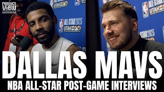 Luka Doncic \& Kyrie Irving React to NBA All-Star Experience Together, Being Drafted by LeBron James