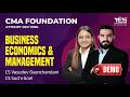 CMA Foundation Business Economics &amp; Management Demo | Dec 2026 Exam | CS Suchi Goel