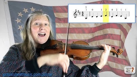 How to Play Yankee Doodle - Violin Lesson