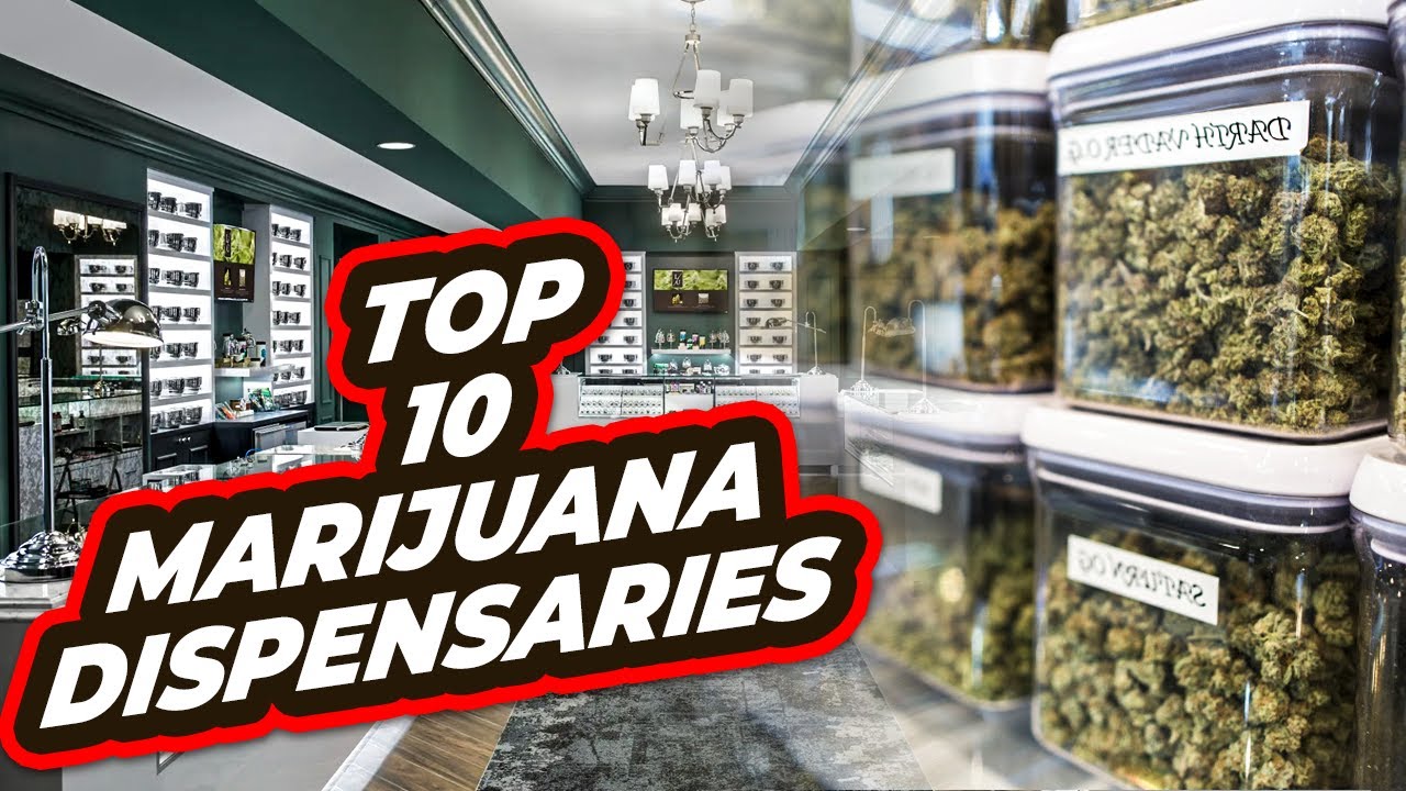 Top 10 Marijuana dispensaries in Los Angeles, Vegas, and Oregon.