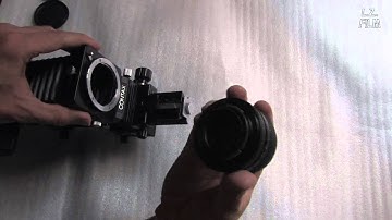 Analog Photography Tutorial: How To Use an Auto Bellows (Part 1)