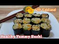 Pinoy Homemade Sushi Roll - Keto Low Carb (GERD Acid Reflux Food Recipe)