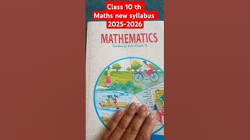 class 10th maths new syllabus 2025-2026 #class 10 maths syllabus 2026 #class 10 maths