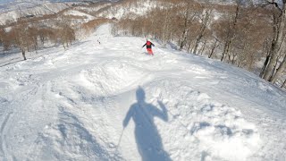 野沢温泉 春スキー コブあり過ぎ 2022.4.9 | Nozawa Onsen | Skiing | GoPro HERO9 | 4K