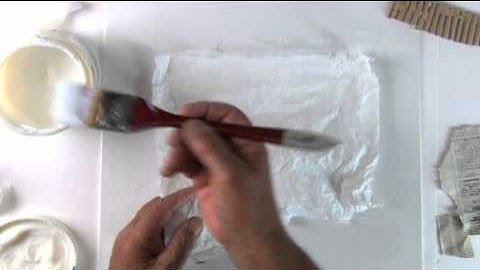 Pébéo - Collage techniques using Bindex