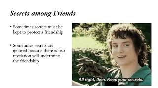 Ontology of secrets