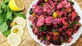 Вкуснейший САЛАТ из СВЕКЛЫ И КУРИЦЫ! Быстро и вкусно!🤤