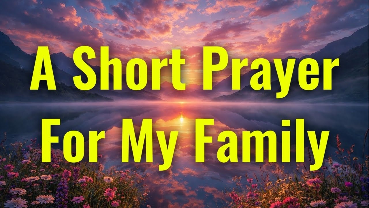 Lord God, We ask You to cover our family with Your protection today.