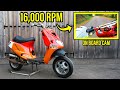 Sortie de grange zip sp 70cm3 malossi mhr team asmr  no music