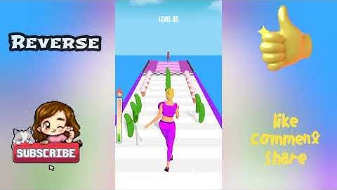 Forward vs Reverse Gaming in Boobs Race 3d | All Levels Gameplay part 3