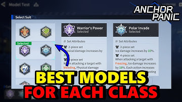Beste modellen en uitrustingssets voor elke klasse in Anchor Panic