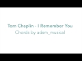 Tom Chaplin - "I Remember You" with chords and lyrics