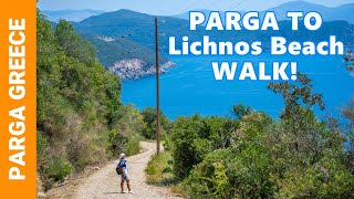 PARGA Greece - Walk with us from Parga Town to Lichnos Beach - Stunning views of Parga & Lichnos