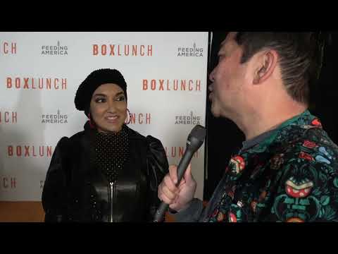 Sabeen Faheem Carpet Interview at the BoxLunch Holiday Gala 2023