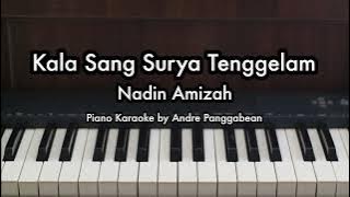 Kala Sang Surya Tenggelam - Nadin Amizah | Piano Karaoke by Andre Panggabean