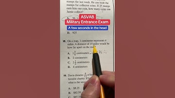 ASVAB Math Arithmetic Reasoning Solutions 18
