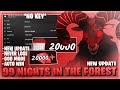 99 Nights In The Forest Script *NO KEY* - New Update, Farm Diamonds, Auto Farm, Godmode &amp; More! 🔦😈