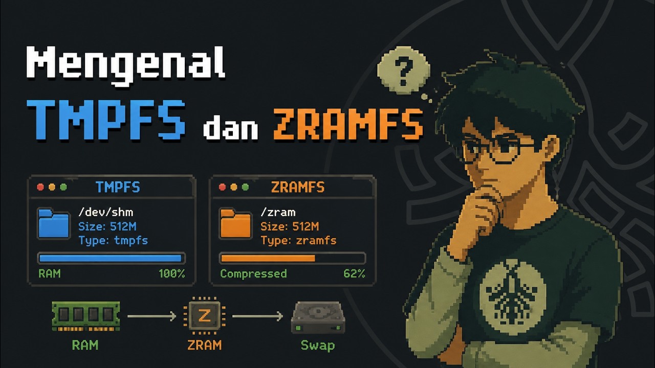 [Linux] Mengenal TMPFS dan ZRAMFS 🐧 - YouTube