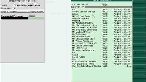 How to restore company data in tally erp 9 || Restore company data in tally || Recover deleted data