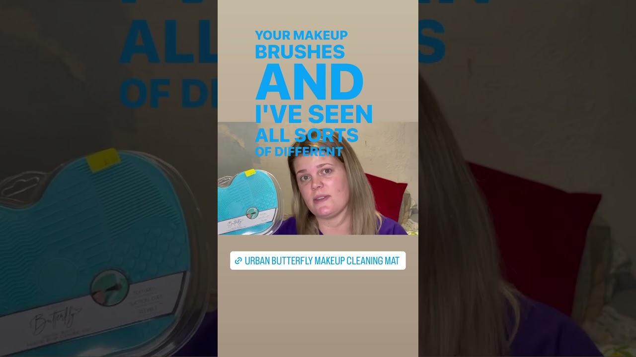 Urban Butterfly Makeup Brush Cleansing Mat