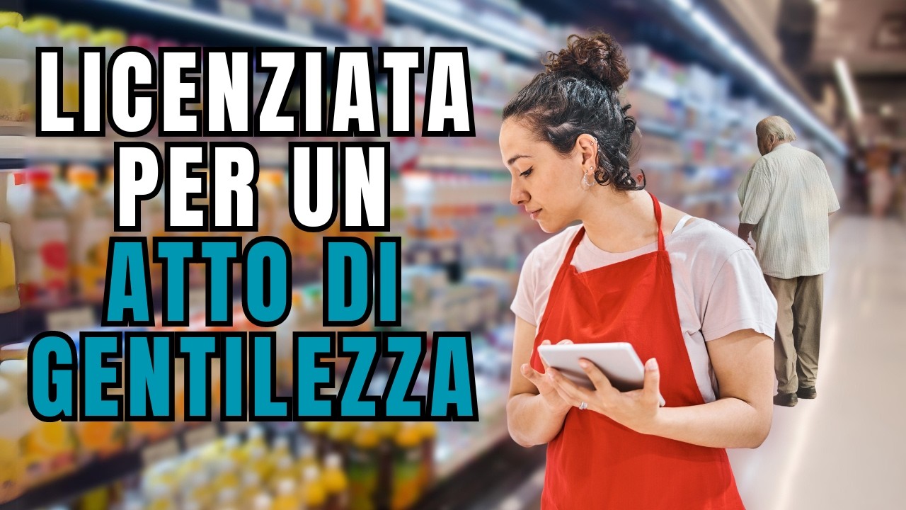 Paga la Spesa ad un Anziano Signore e Viene Licenziata...