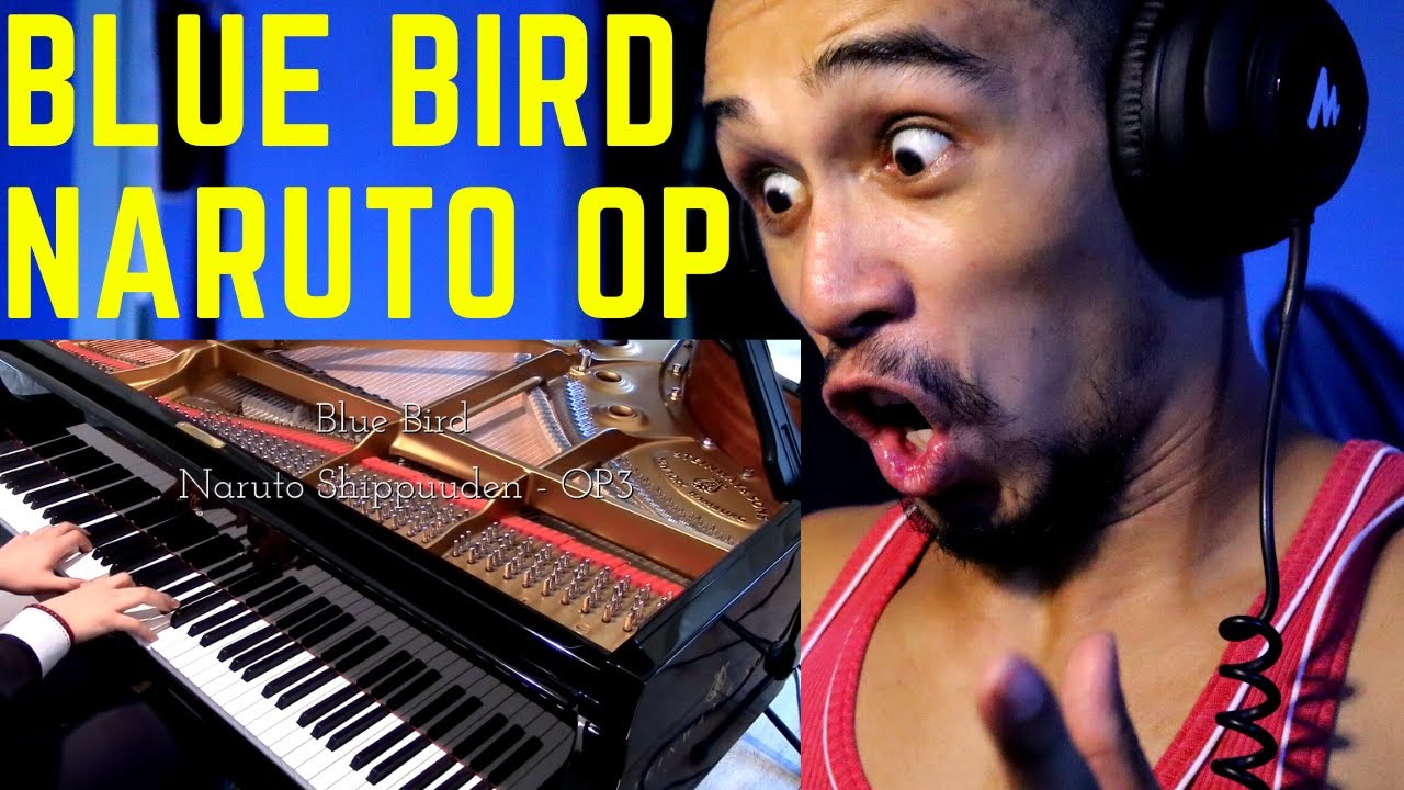 OMG! Blue Bird - Naruto Shippuuden OP3 [Piano] FIRST TIME REACTION