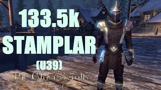 ESO - Stamina Templar 133.5k PvE DPS Build - U39