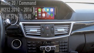 MercedesBenz | How To  Install CarPlay For Audio 20