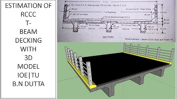 ESTIMATION OF RCC T BEAM DECKING