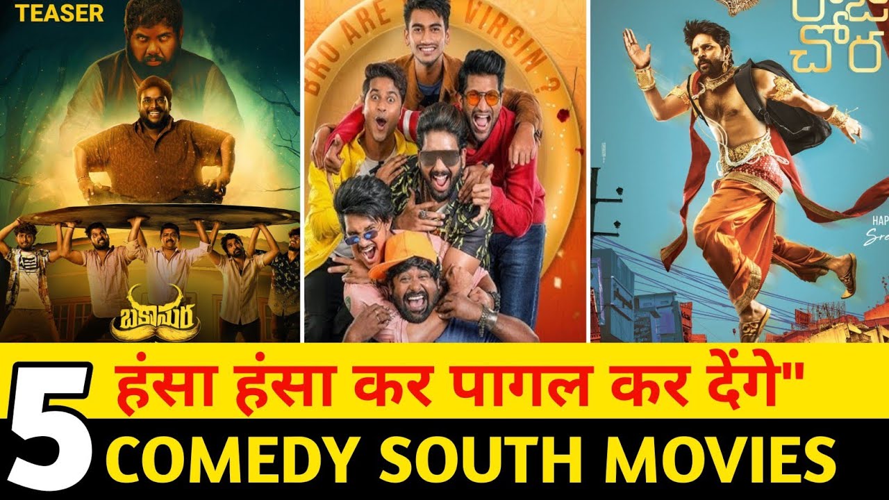 Comedy Movies Hindi Full : Top 5 South Indian List | South Comedy Movies Hindi South 