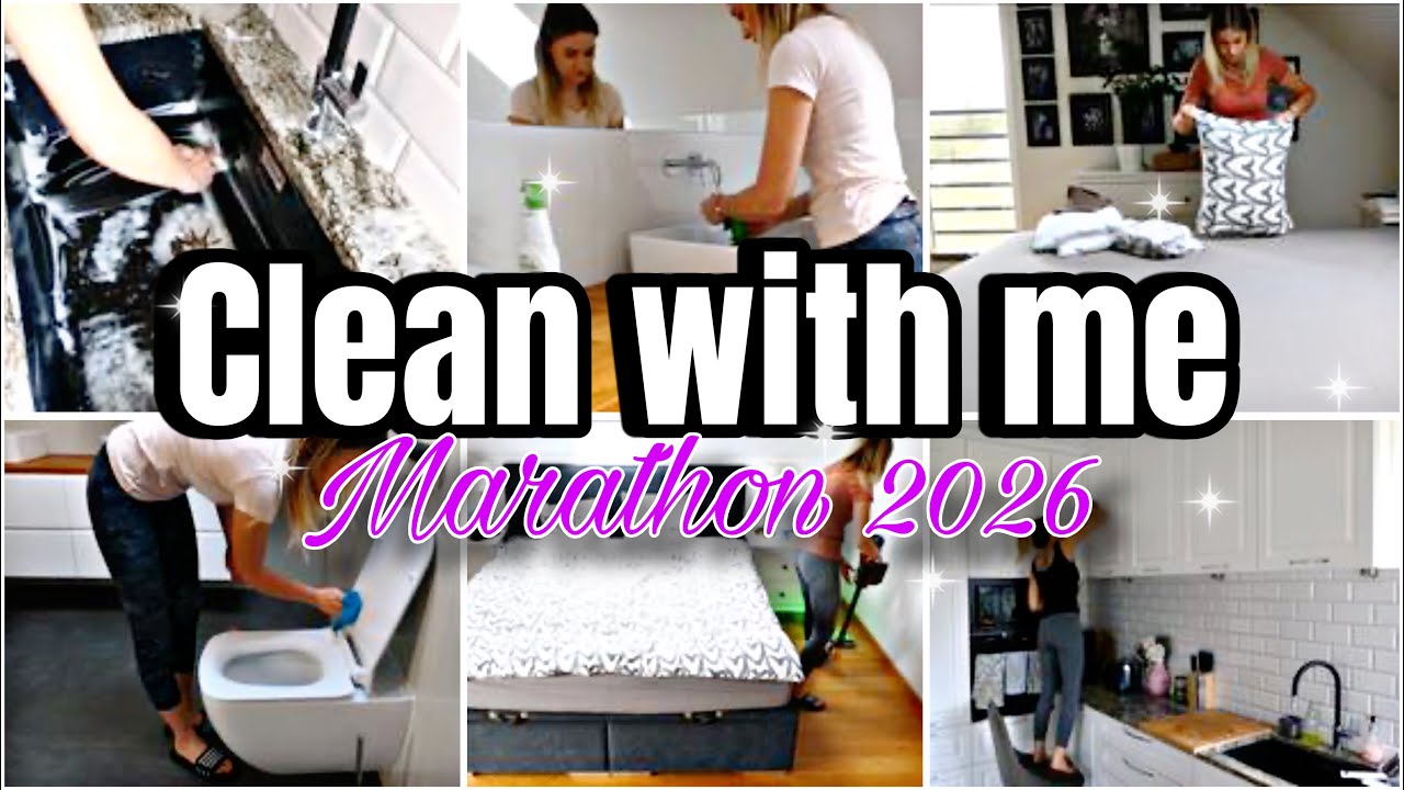 *NEW* MARATHON 2026 CLEAN WITH ME | CLEANING MOTIVATION