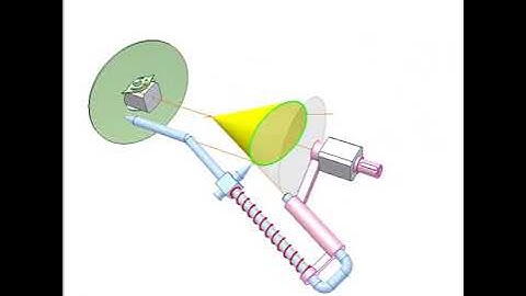 Mechanism For Drawing Intersection Of Cone And Plane 1