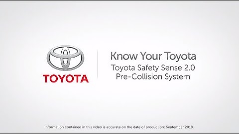 Know Your Toyota | Toyota Pre-Collision System with Pedestrian and Bicycle Detection