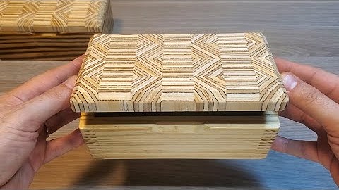 Patterned Plywood Box Series Ep. 5 | This DIY Box Turned Out Better Than I Expected!