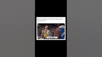 SGA said myplayer too trash for a jersey swap 😭 (NBA 2K25) #shorts