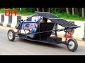 I made a solar electric car at home