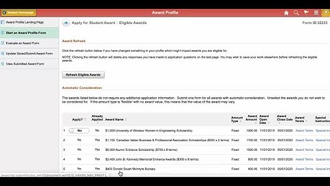 GT eForms™ Demo: PeopleSoft Fluid Financial Aid Award eForm