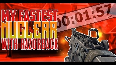 Insane Fast Nuclear On Nuk3town w/Razorback