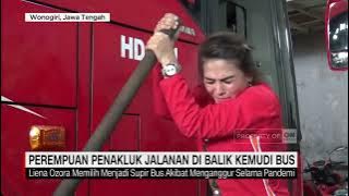 CNN INDONESIA II LINA BEHIND THE WHEEL OF THE AGRA MAS BUS