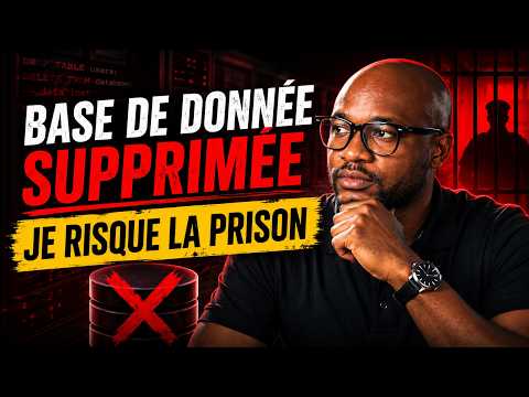 J'ai supprimé une base de données en production… je risque la prison